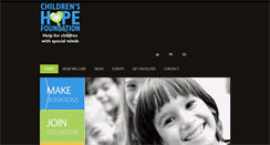 Desktop Screenshot of childrenshopefoundation.org.uk
